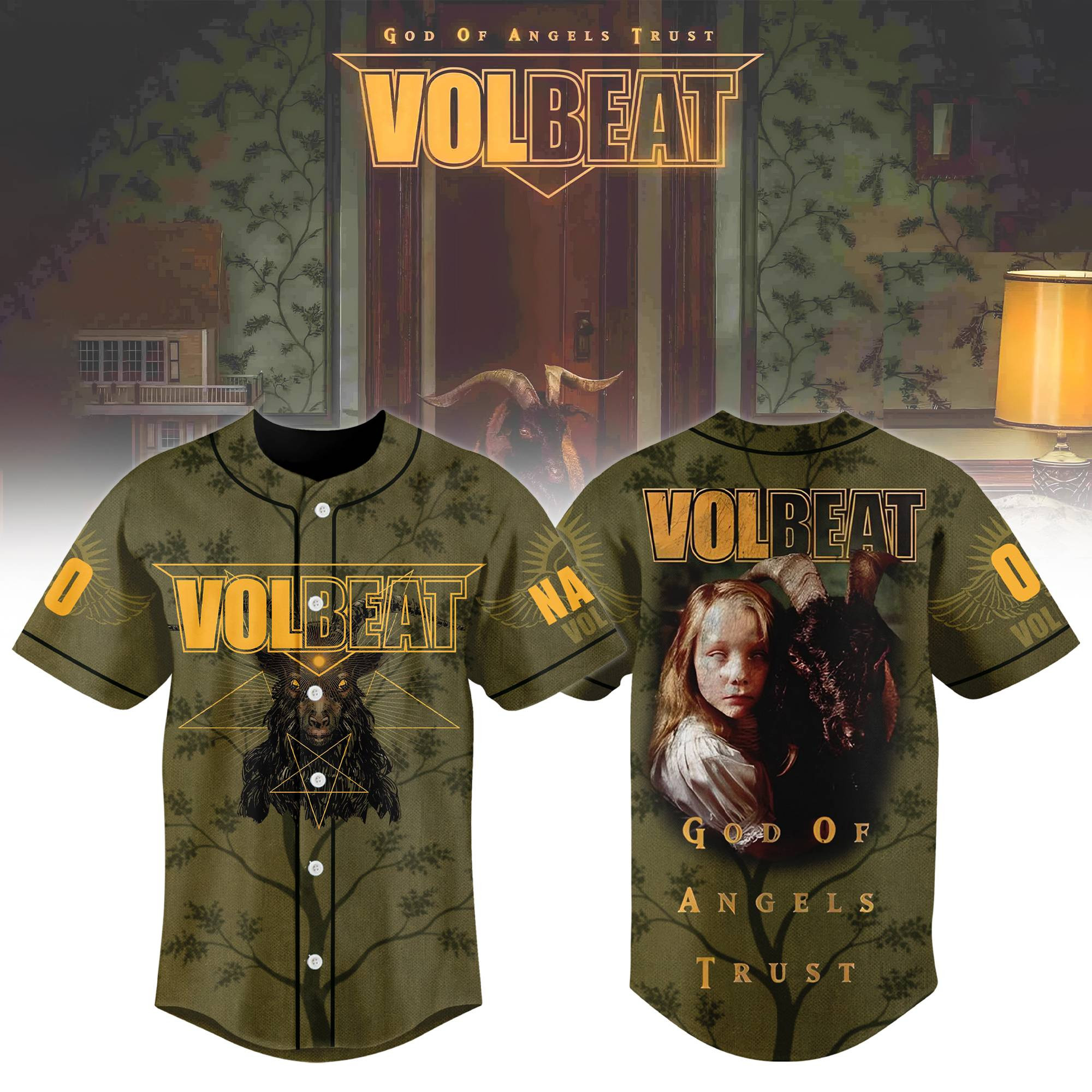Volbeat Band Music Personalized Baseball Jersey For Fans-1