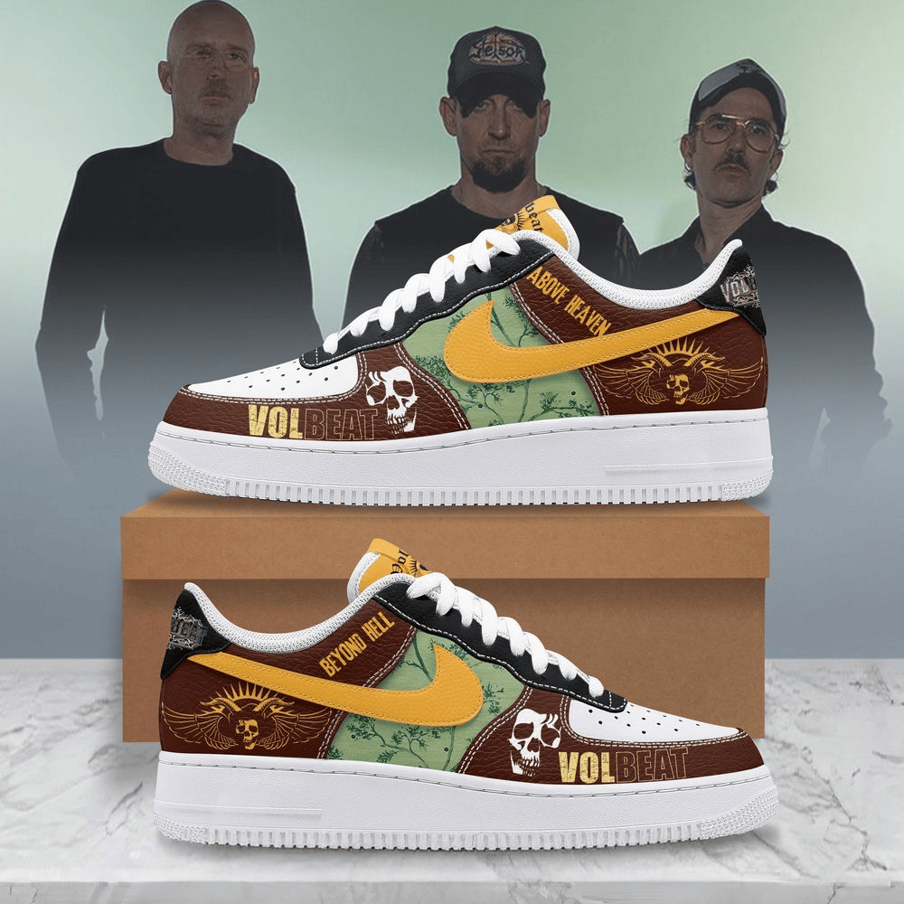 Volbeat Greatest Of All Tours Worldwide Nike Air Force 1 Gifts For Father's Day From Wife-1