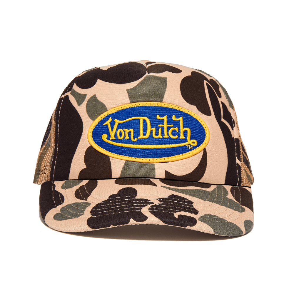 Von Dutch Hat Von Dutch Merch Camo Trucker Hat Good Father's Day Presents-1