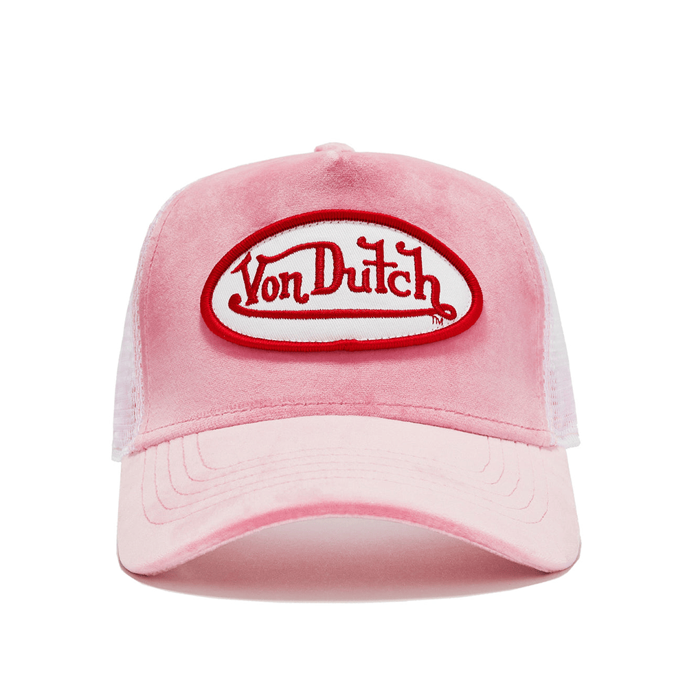 Von Dutch Hat Von Dutch Merch Pink Trucker Hat Gifts For Wife-1