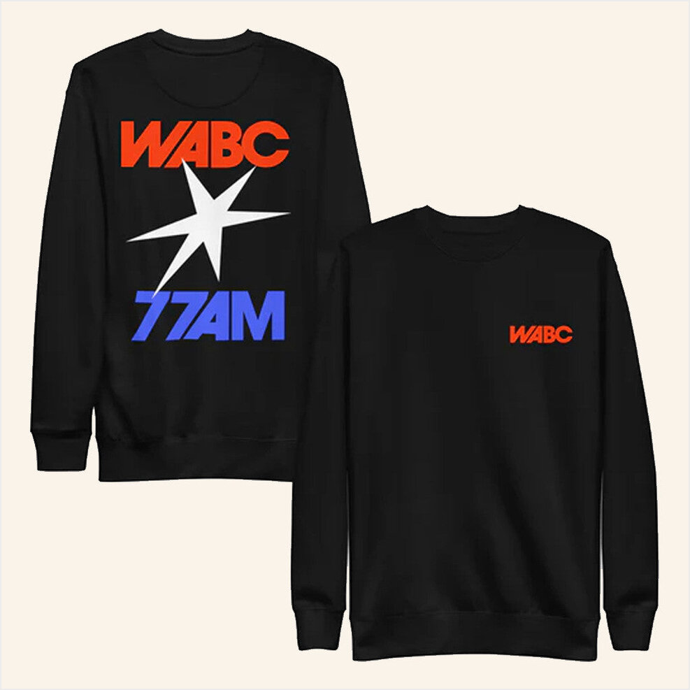 WABC Radio Merch 1986 77Wabc Sweatshirt Gift Ideas For Friends Birthday Gifts For Best Friend-1
