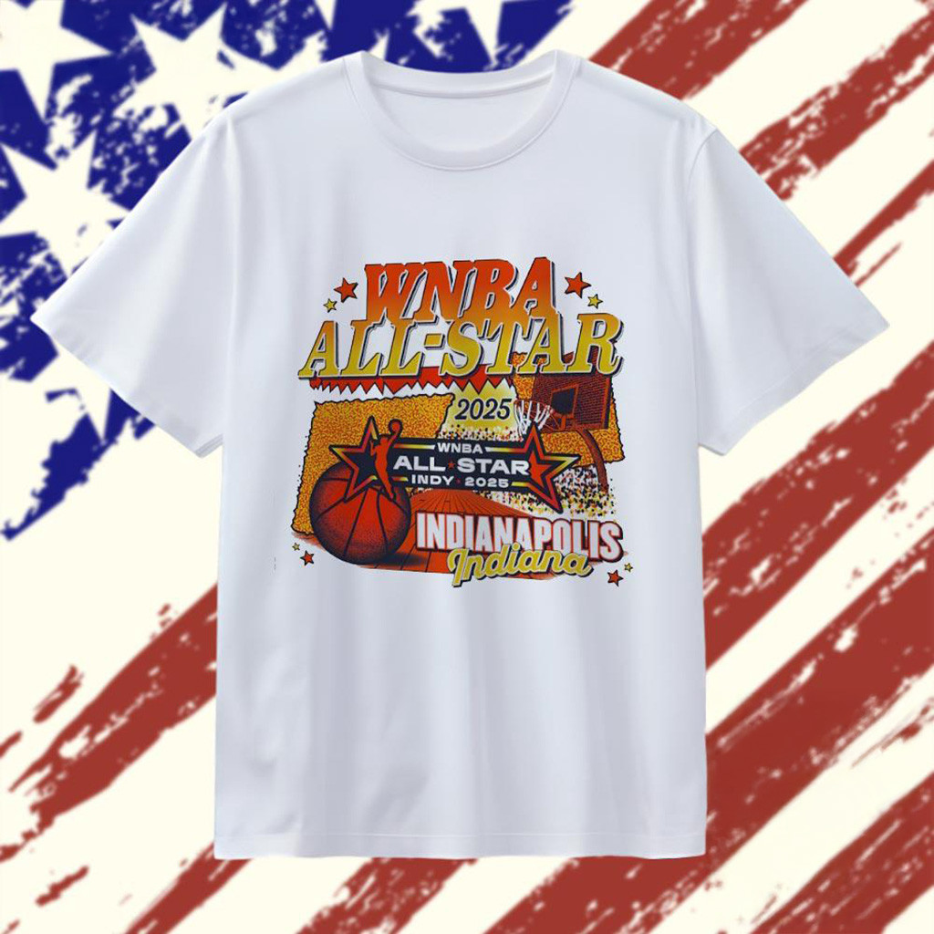 WNBA All Star Indy 2025 Indianapolis Indiana T-Shirt Gifts For Basketball Fan-1