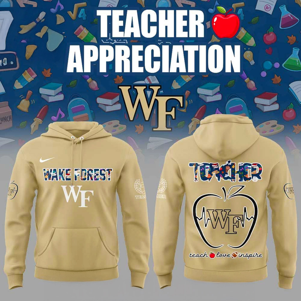 Wake Forest Deacons Teachers Appreciation Hoodie Deacons Merch Christmas Gifts For Son-1