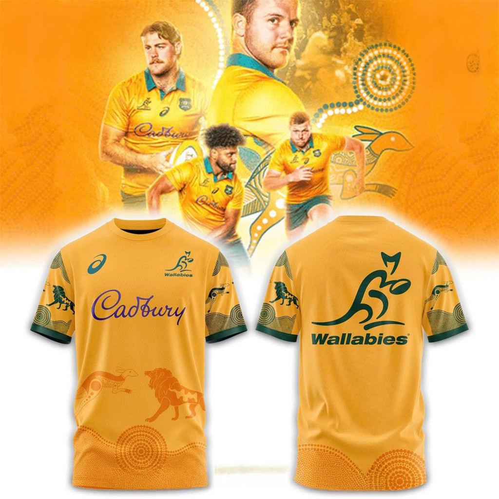 Wallabies Lions Tour 2025 Home T-Shirt Fan Merch Gifts For Boyfriend-1 Wallabies Lions Tour 2025 Home T-Shirt Fan Merch Gifts For Boyfriend-1