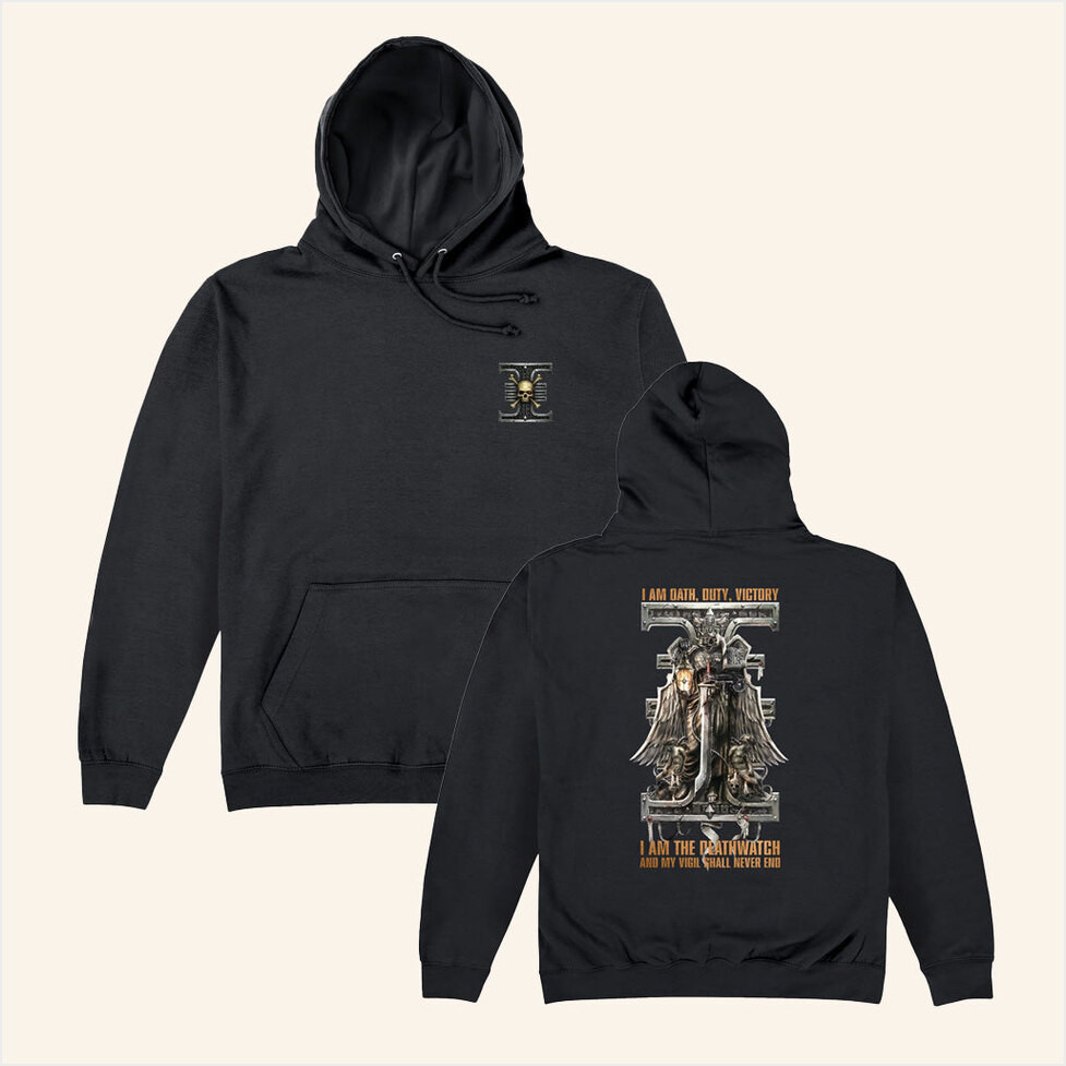 Warhammer Merch Deathwatch I Am The Deathwatch Hoodie Gifts For Him Gifts For Best Friend-1