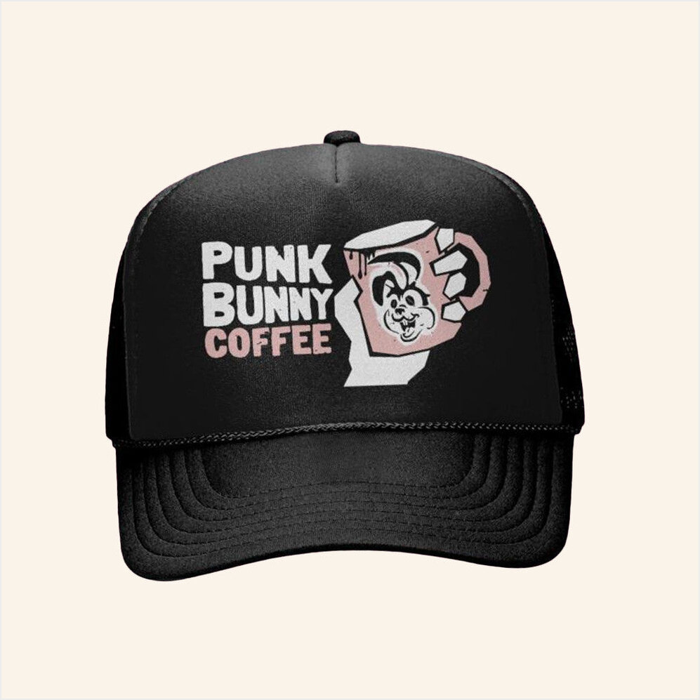 Warner Music Merch Green Day Punk Bunny Trucker Hat Gift Ideas For Boyfriend Gifts For Besties-1