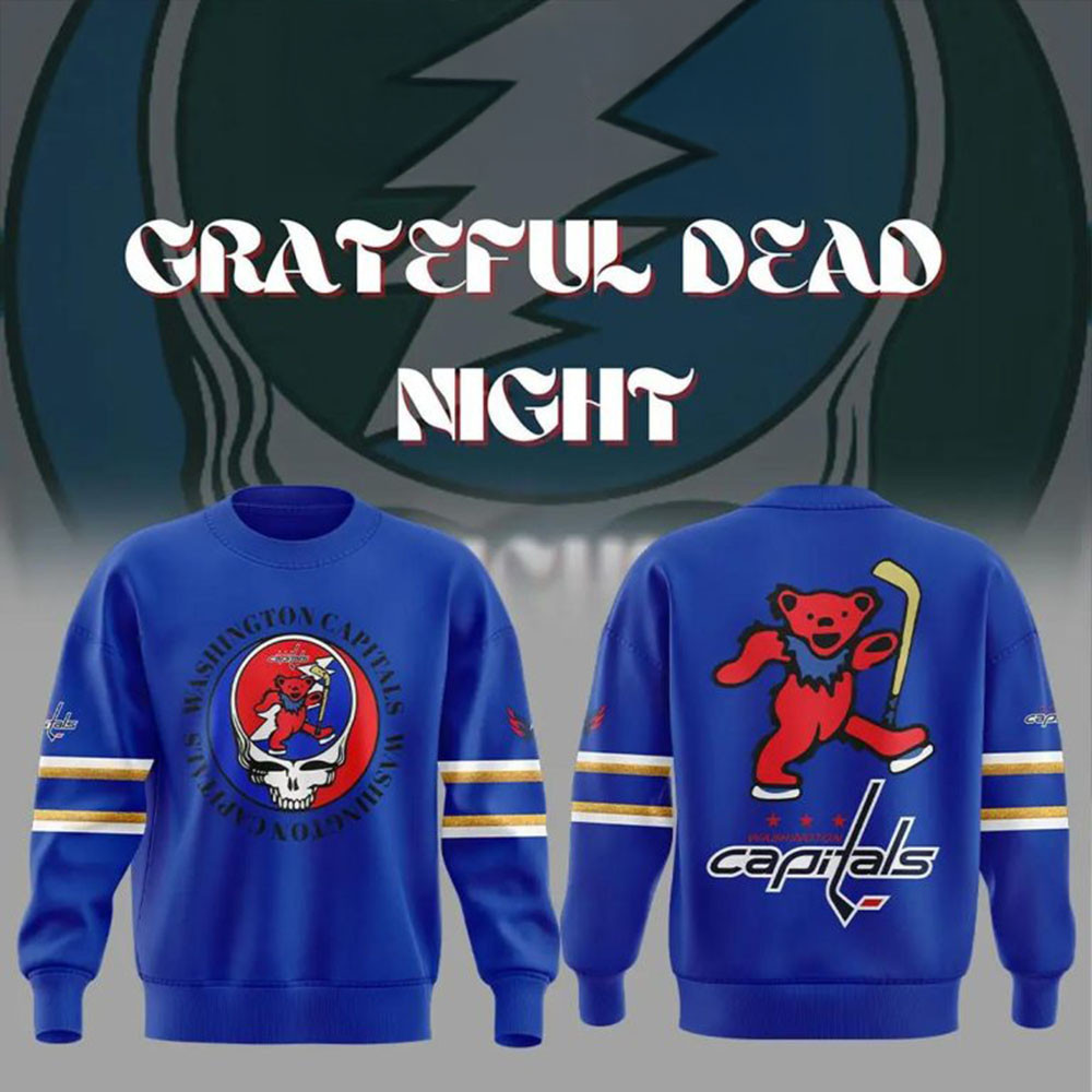 Washington Capitals Grateful Dead Night Celebration 2024 Hoodie Unique Father's Day Gifts-1