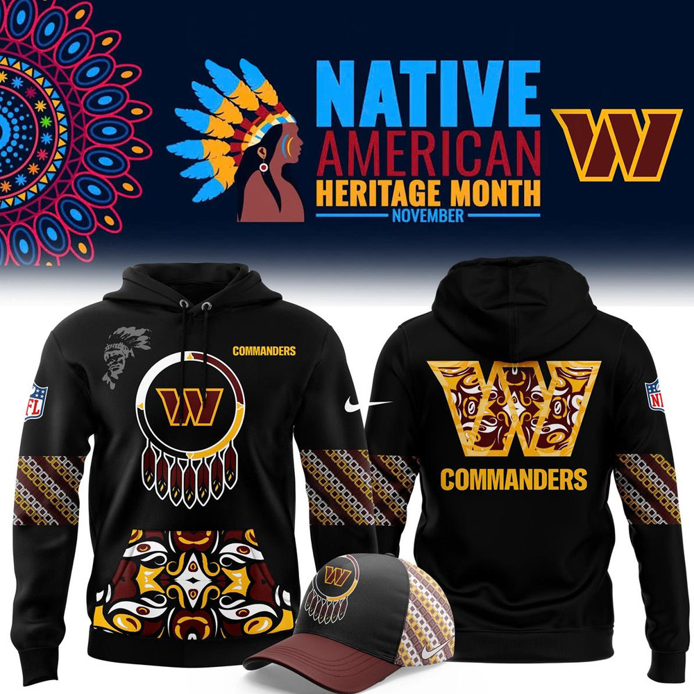 Washington Commanders Let's Celebrate 2024 Native American Heritage Hoodie Gifts For Fans-1