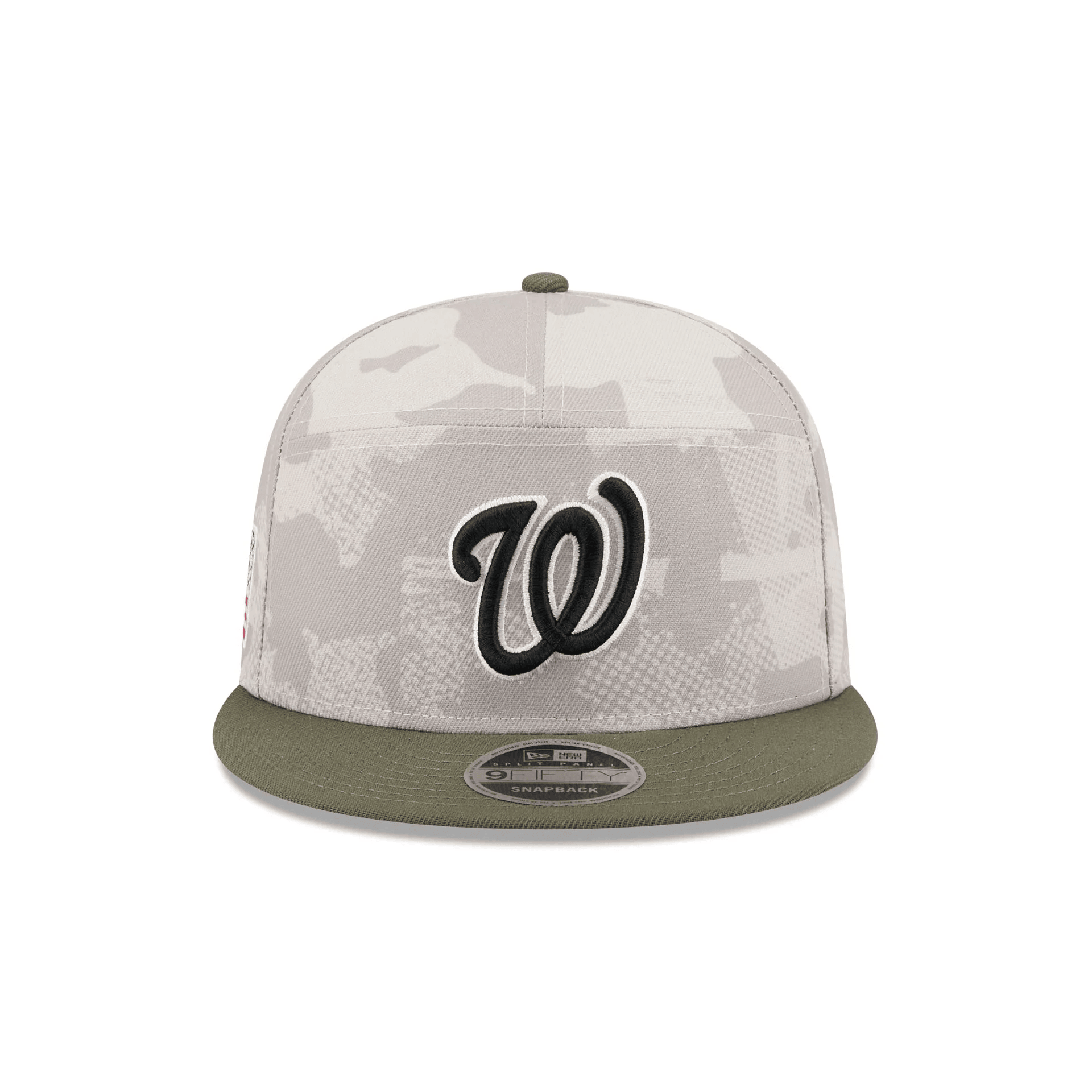 Washington Nationals Camo Hat Snapback MLB Armed Forces Day 2025 Hat Merch Step Dad Gifts-1