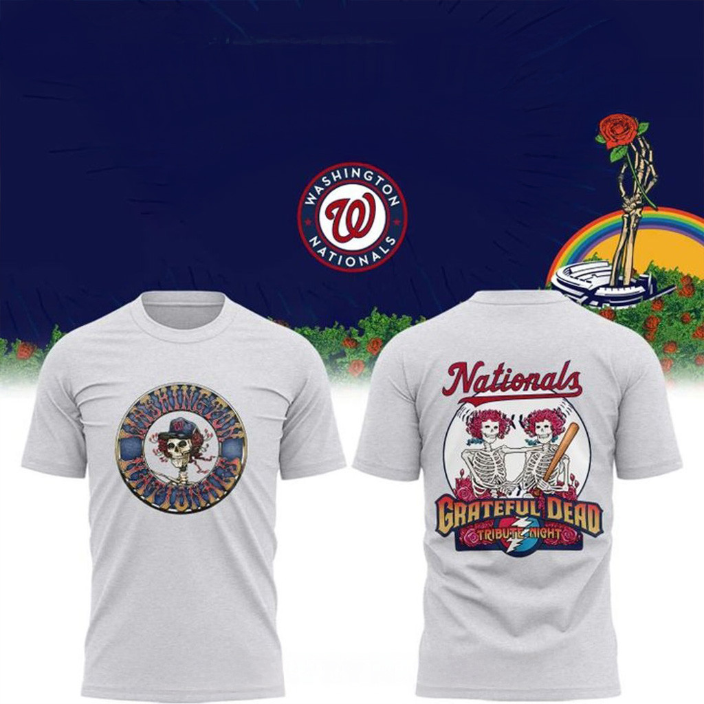 Washington Nationals Grateful Dead Night At Nationals Park Shirt Washington Nationals Merch-1