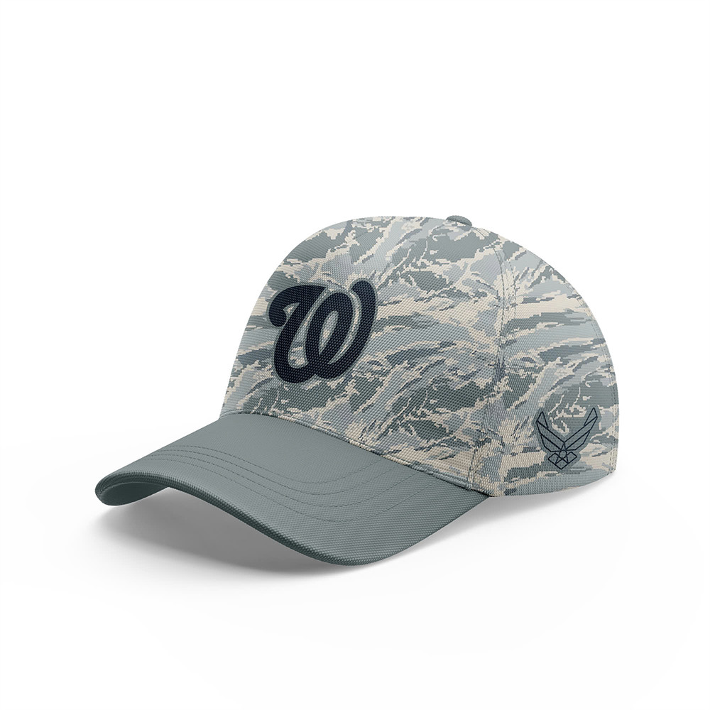 Washington Nationals x Veteran U.S Air Force 2025 Baseball hat Baseball Player Gift Ideas-1