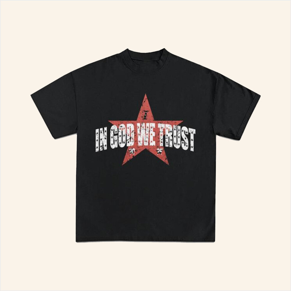 Wear Icy Merch In God We Trust Graphic T-Shirt Gifts For Friends Birthday Gifts For Him-1