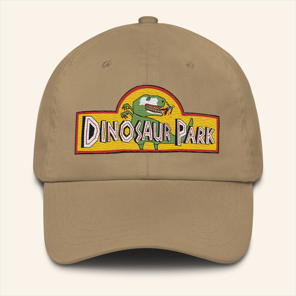Webworm Merch Dinosaur Park Hat Embroidered Gifts For Husband Birthday Gifts For Besties-1