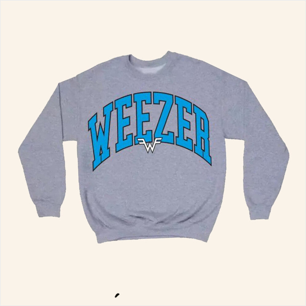Weezer Merch Arch Sweatshirt Gifts For Boyfriend Birthday Gifts For Best Friend-1
