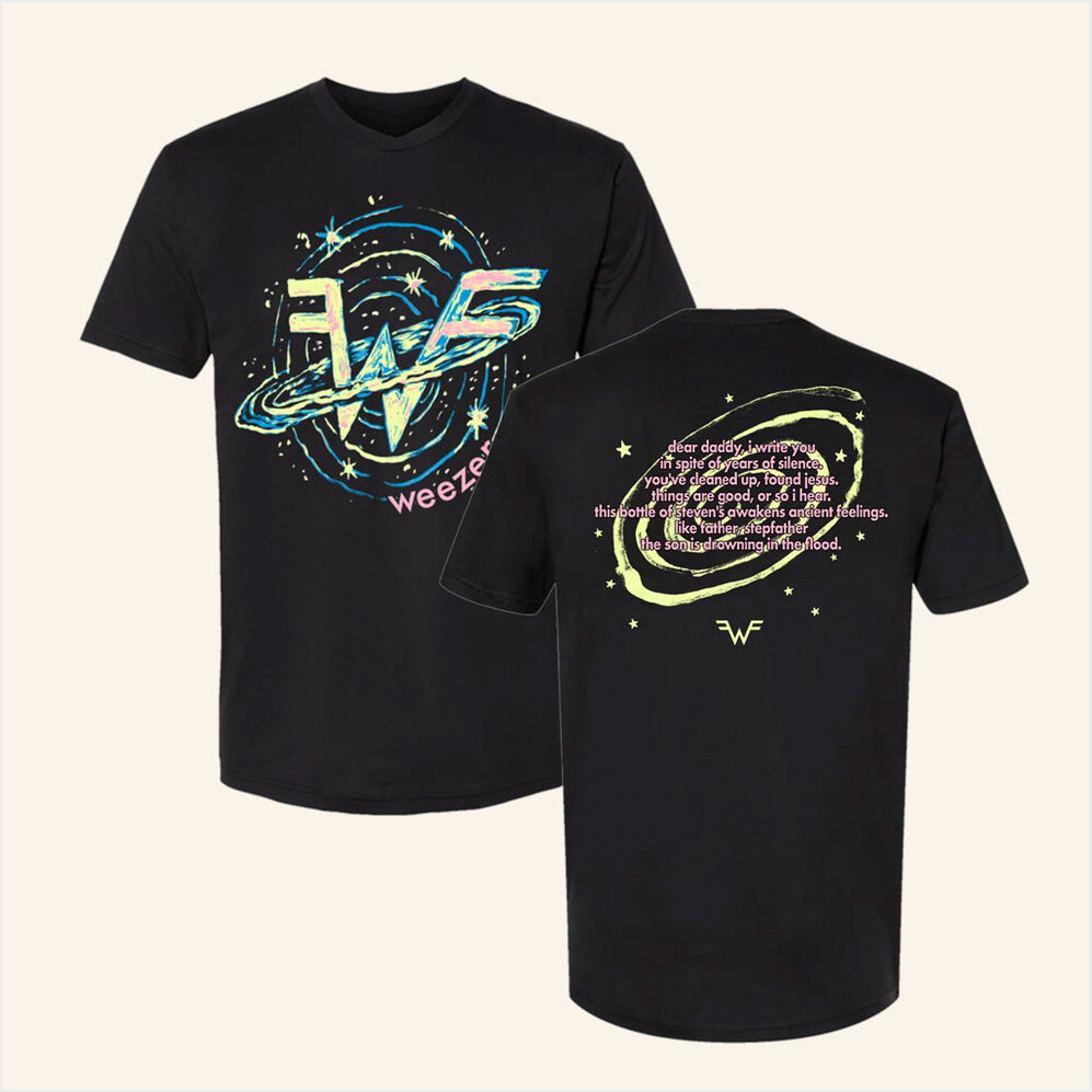 Weezer Merch Dear Daddy 2025 Tour T-Shirt Gifts For Dad Birthday Gifts For Besties-1