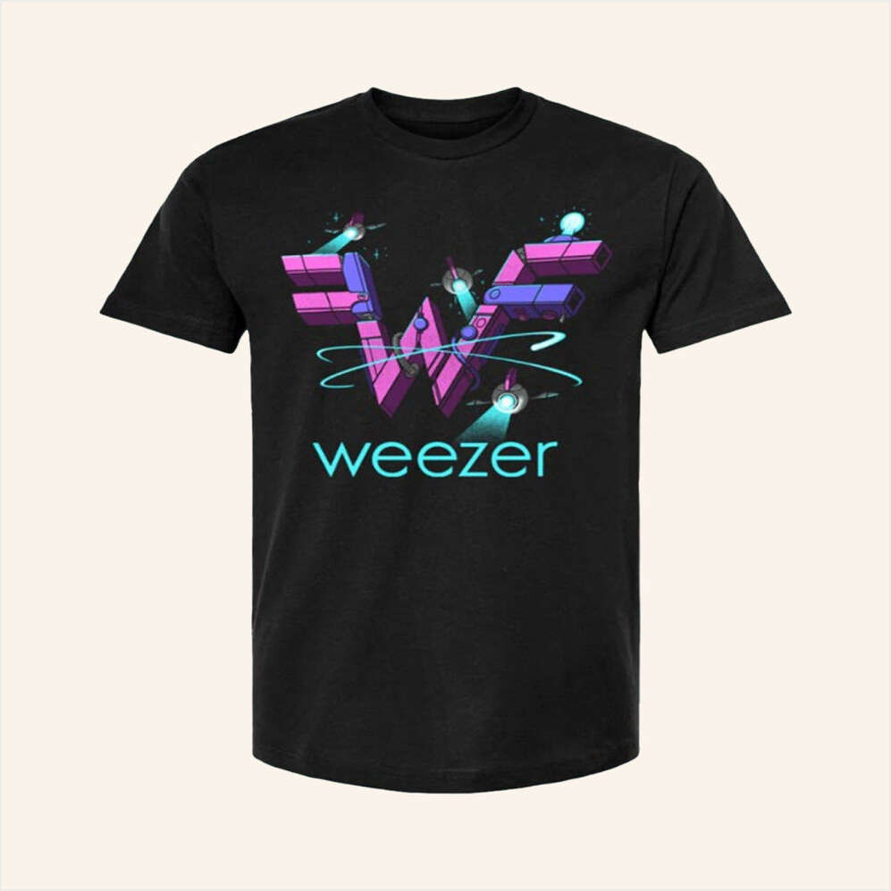 Weezer Merch Robotic Logo Shirt Gifts For Brother Birthday Gifts For Fans Christmas Presents-1