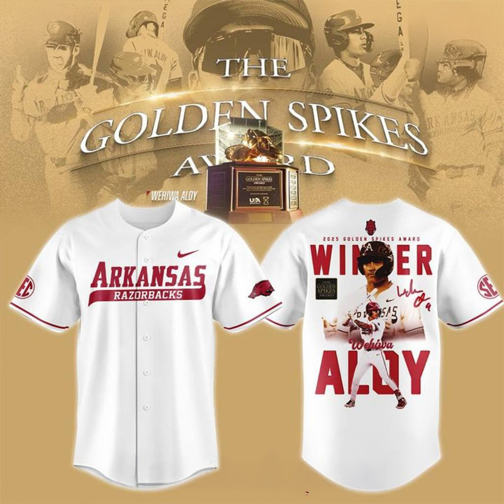 Wehiwa Kapahulehua Aloy 2025 Golden Spikes Award Winner Special Baseball Jersey Fans Gifts-1