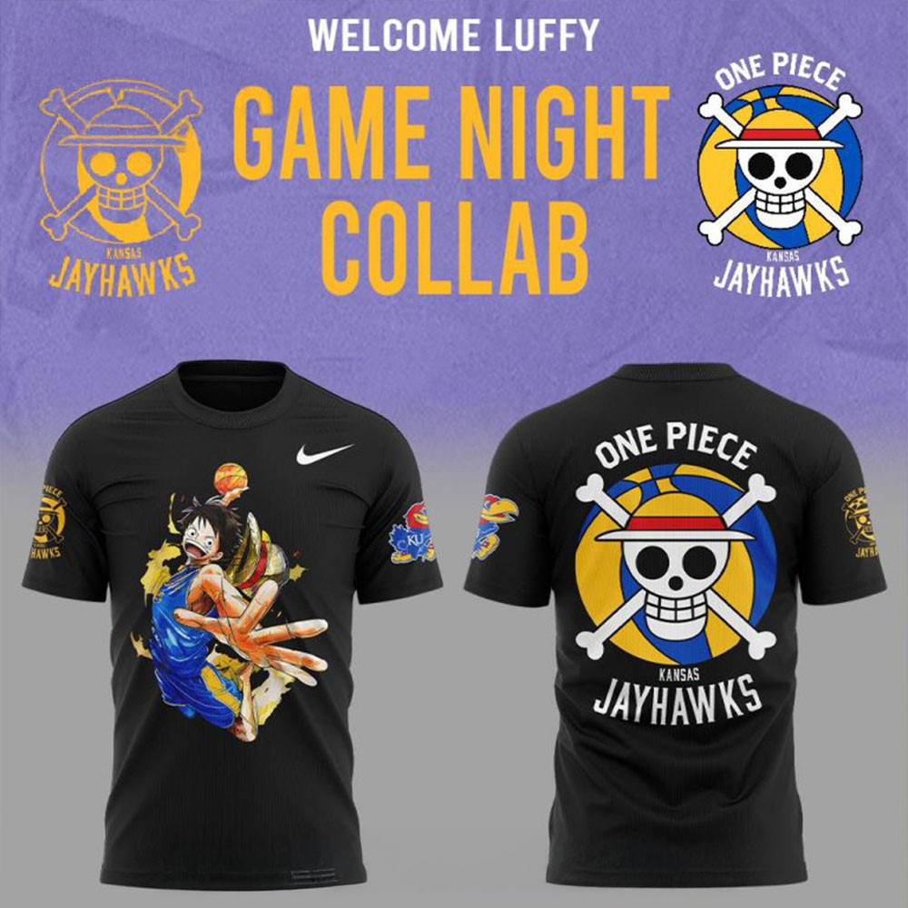 Welcome Luffy are joining the Kansas Jayhawks Shirt Gifts For Father's Day Ideas-1