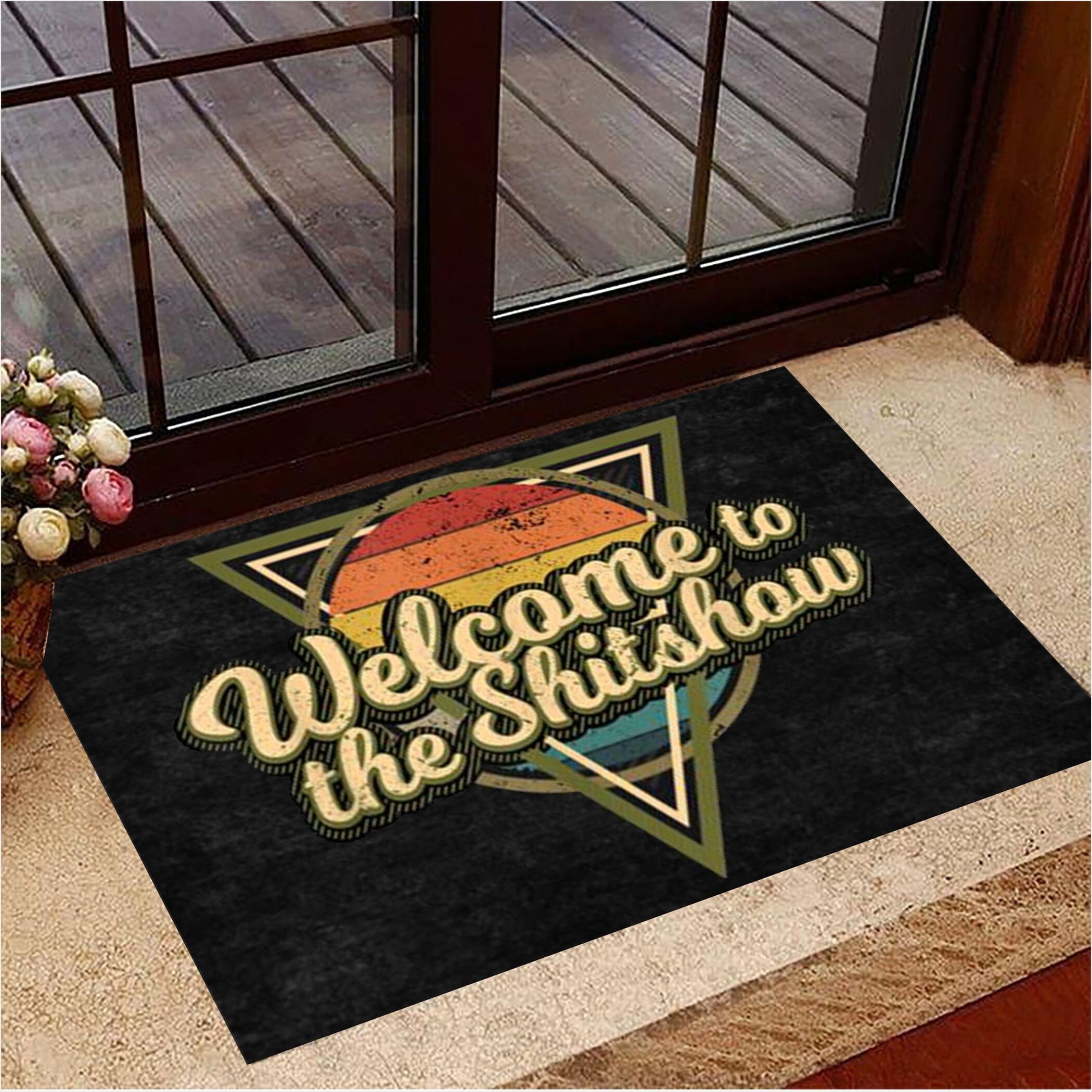 Welcome To The Shitshow Doormat Decorative Door Mats Gifts For New Homeowners Gifts For Besties-1