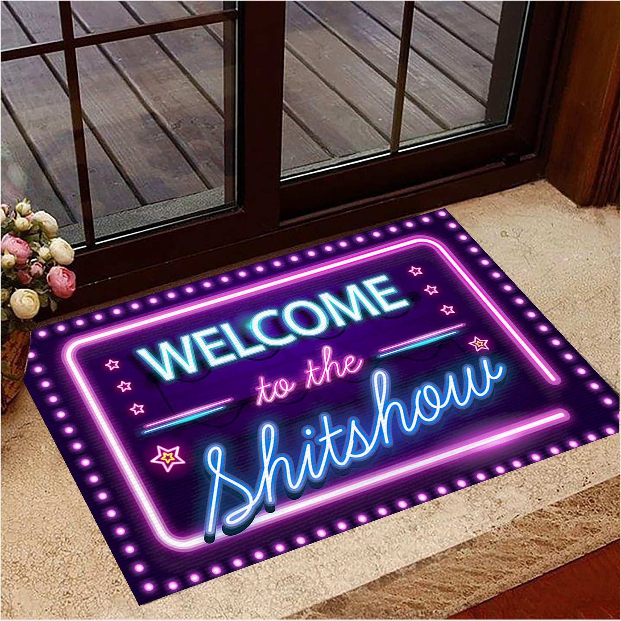 Welcome To The Shitshow Doormat Funny Sayings Welcome Mat Unique Doormat Indoor Gifts For Fans-1