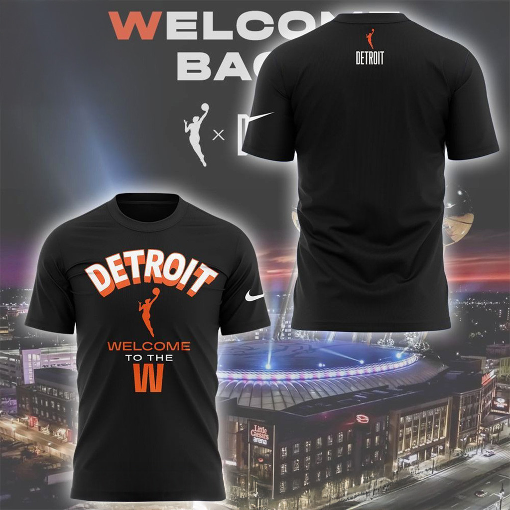 Welcome To The WNBA Detroit T-Shirt Best Gifts For Basketball Fans-1