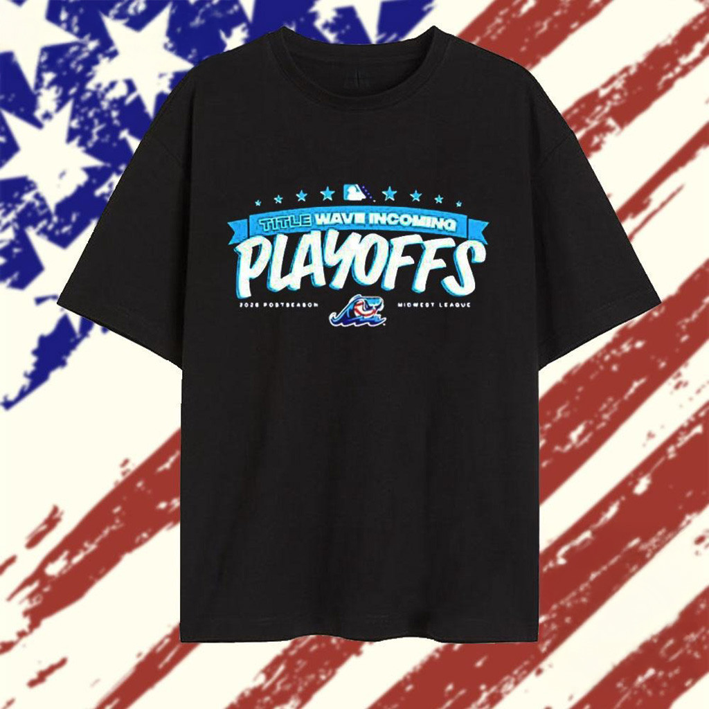 West Michigan Whitecaps 2025 First Half Playoffs Champions T-Shirt-1