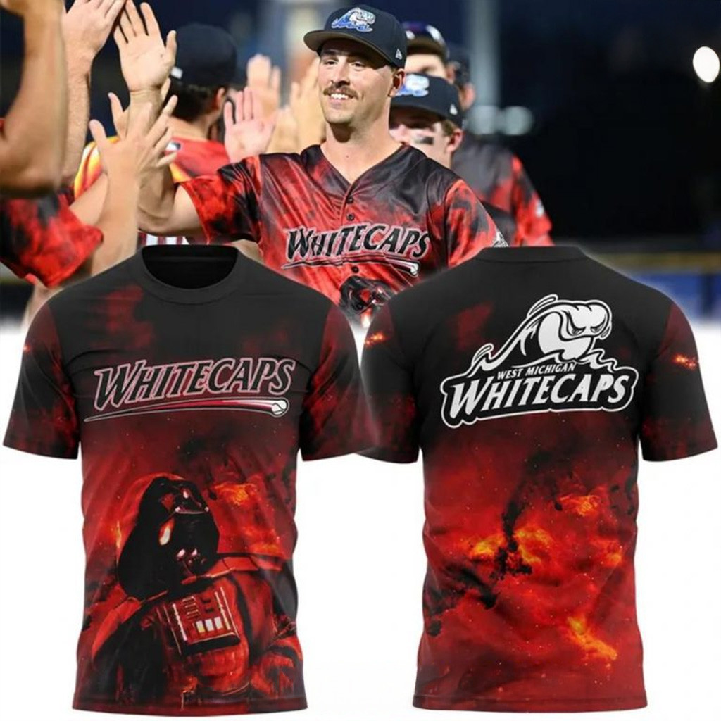 West Michigan Whitecaps Star Wars Night 2025 Special T-Shirt Whitecaps Merch Him Gifts-1