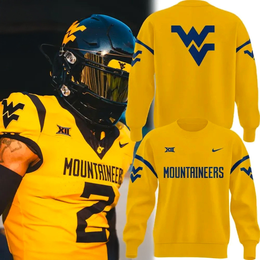 West Virginia Mountaineers Golden Hour Sweatshirt Fan Merch Gift For Brother-1