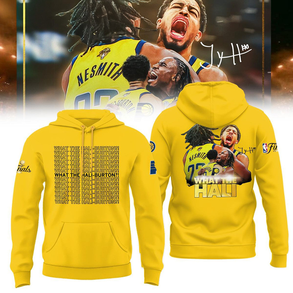 What The Hali Burton Indiana Pacers NBA Finals 2025 Hoodie Gifts For Basketball Fan-1 What The Hali Burton Indiana Pacers NBA Finals 2025 Hoodie Gifts For Basketball Fan-1