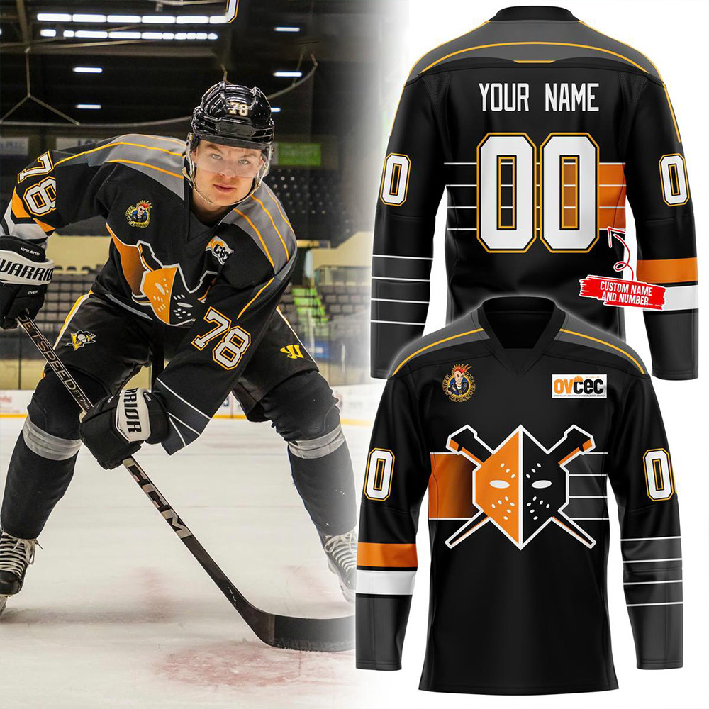 Wheeling Nailers x Pittsburgh Penguins Night Specialty Hockey Jersey Gifts For Ice Hockey Fans-1
