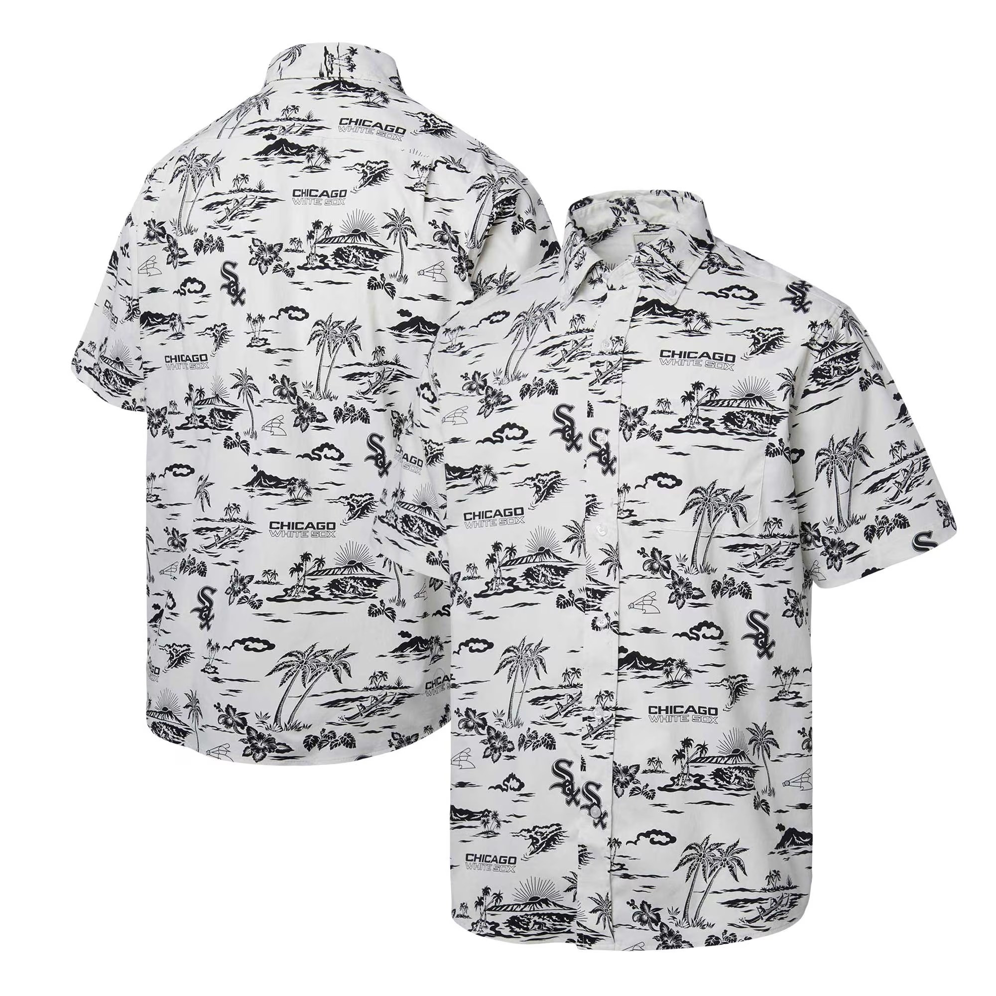 White Chicago White Sox Hawaiian Shirt MLB Aloha Shirt Cool Gifts For Baseball Lovers-1