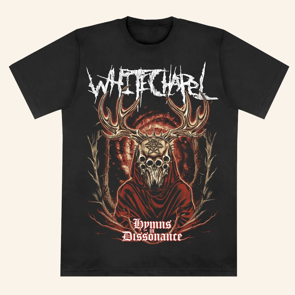 Whitechapel Merch Hymns Black T-Shirt Best Friends Gifts-1