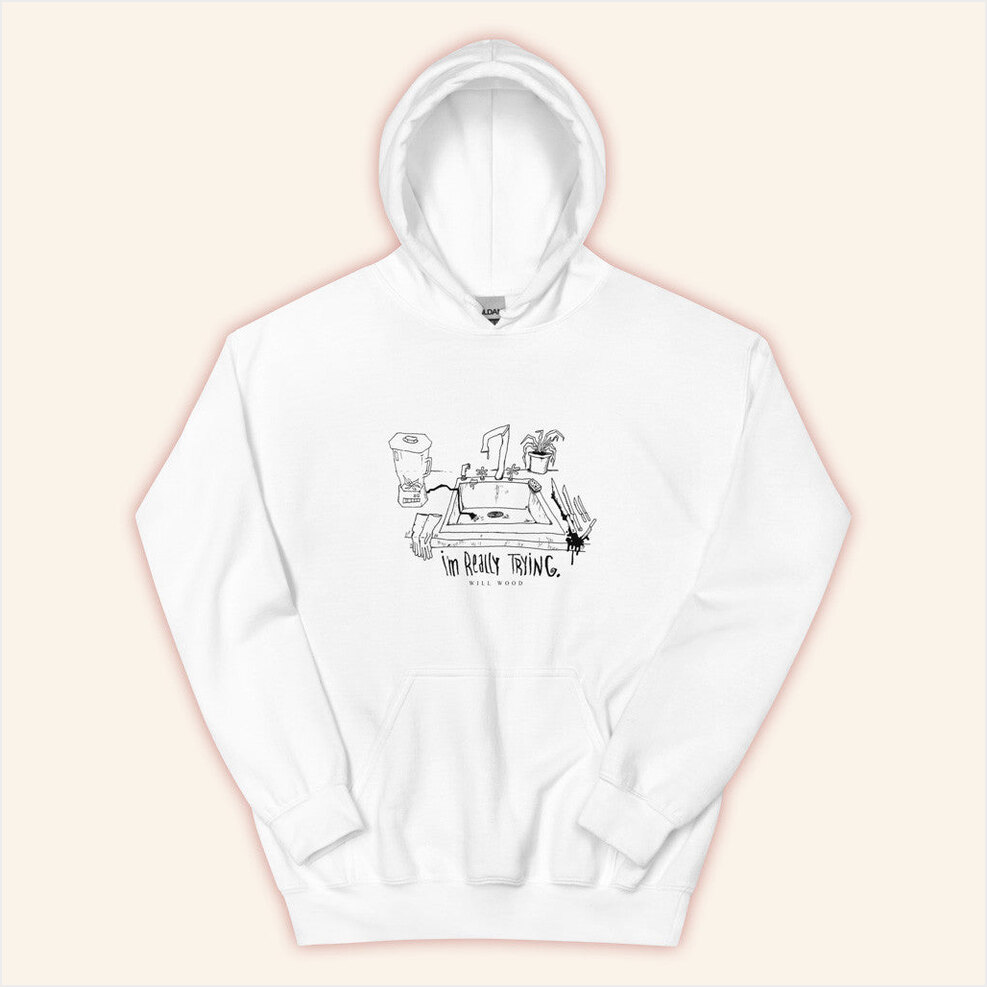 Will Wood Merch Against The Kitchen Floor Hoodie Birthday Gifts For Music Lovers Gifts For Fans-1