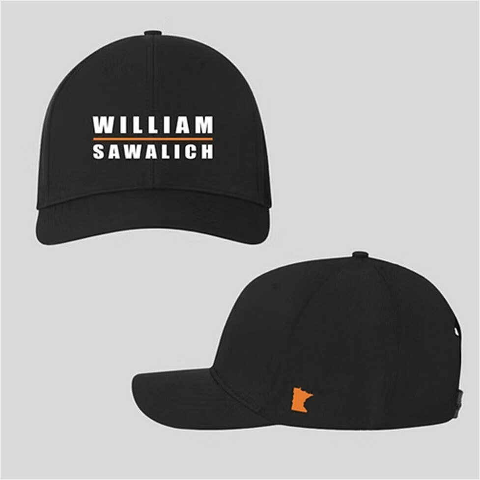 William Sawalich Racing Store Merch Unrl X William Sawalich Snapback Black Hat Gifts For Fans-1