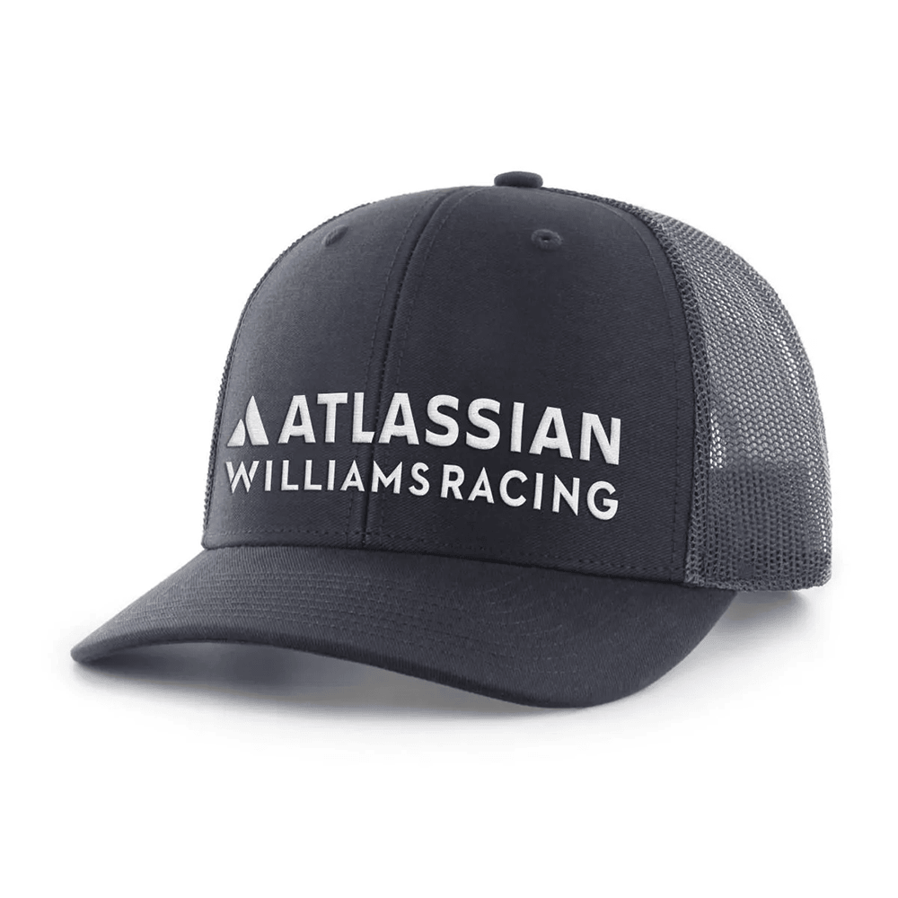 Williams F1 Merch Atlassian Williams Racing Core Logo Trucker Cap Williams Racing Merch Hat-1