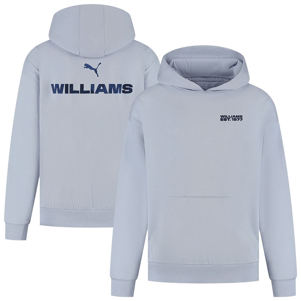 Williams F1 Merch Williams Racing Puma Back Logo Hoodie Williams F1 Merch Cool Gifts For Dad-1