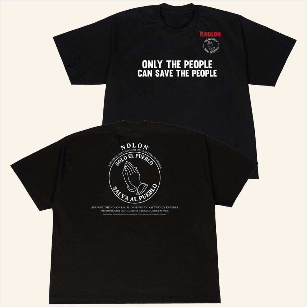 Willy Chavarria Merch Solo El Pueblo Salva Al Pueblo T-Shirt Black Gifts For Dad Gifts For Fans-1