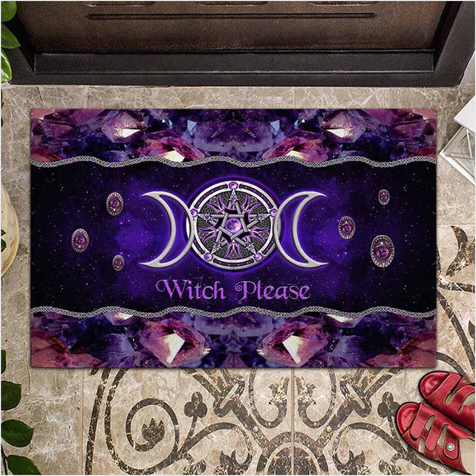 Witch Please Doormat Witchcraft Halloween Door Mat Gift Ideas For Witches Gifts For Friends-1