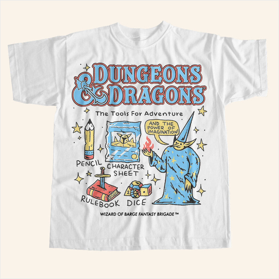 Wizardofbarge Merch Tools For Adventure T-Shirt Black Gift Ideas For Dad Gifts For Friends-1