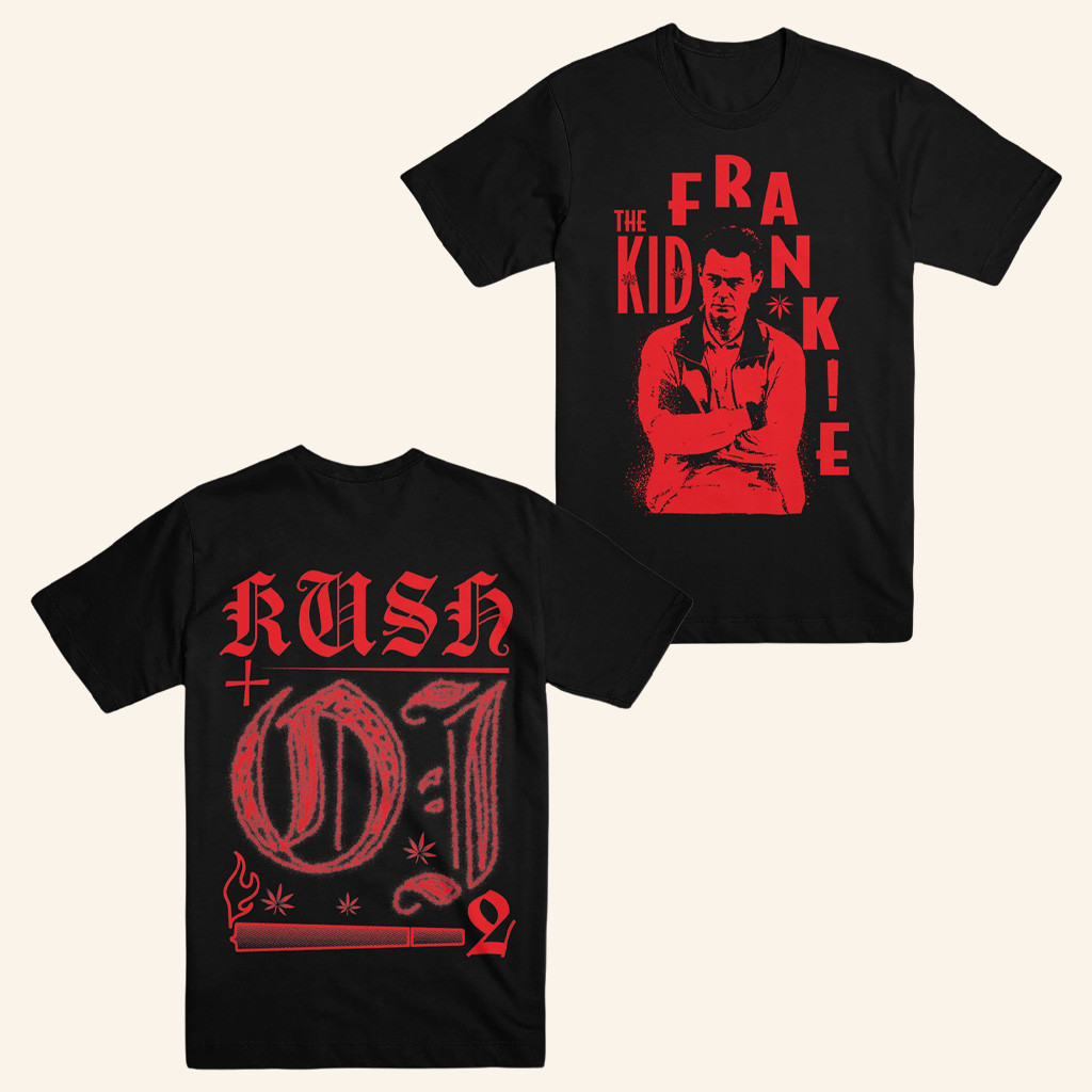 Wizkhalifa Merch Kid Frankie Koj2 Black T-Shirt Gifts For Music Lovers-1