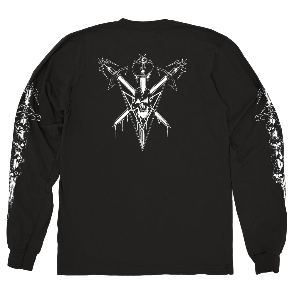 Wolfbrigade Merch Age Of Skull Black Long Sleeve Shirt Wolfbrigade Shirt Father's Day Gifts For Boyfriend-1