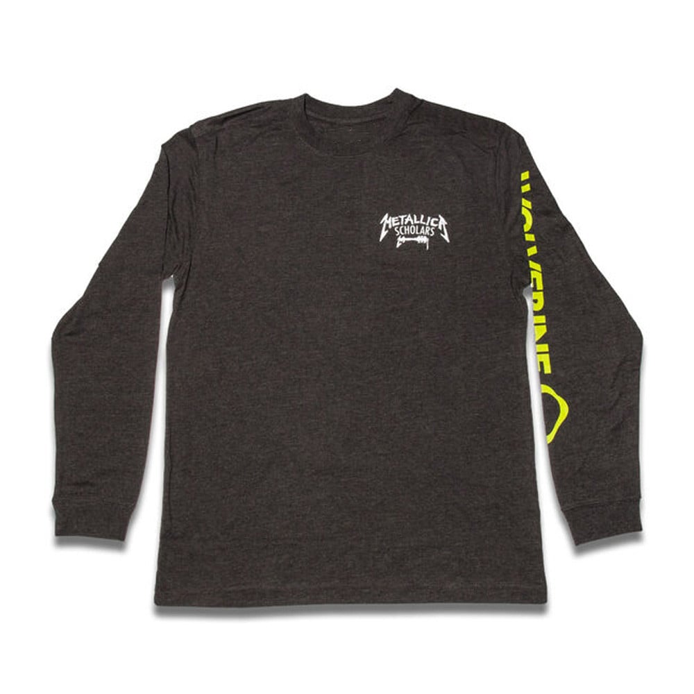 Wolverine x Metallica Scholars Long-Sleeve Shirt Gifts For Music Fans-2