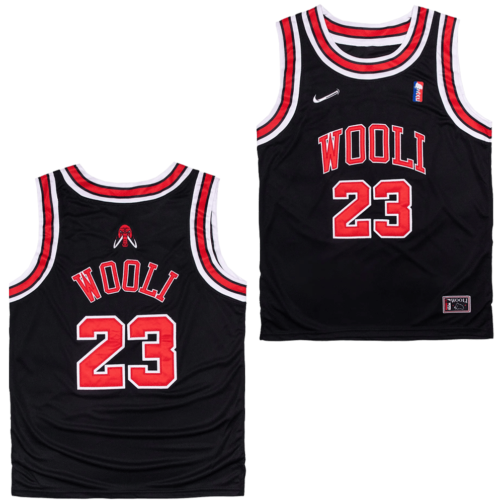 Wooli Merch Black Chicago Basketball Jersey Awesome Father's Day Gifts-1