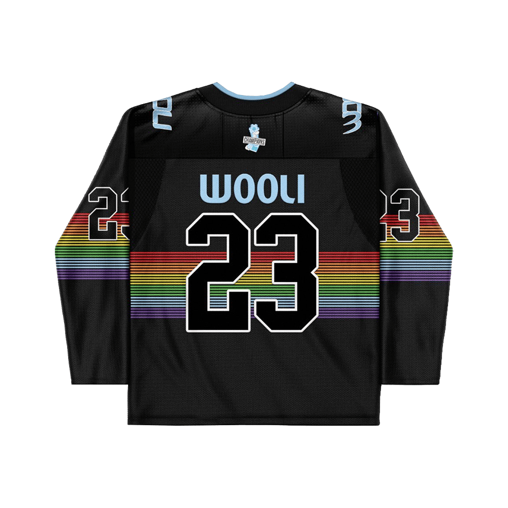 Wooli Merch Wooli Rainbow Hockey Jersey Father's Day Special Gifts For Dad-1