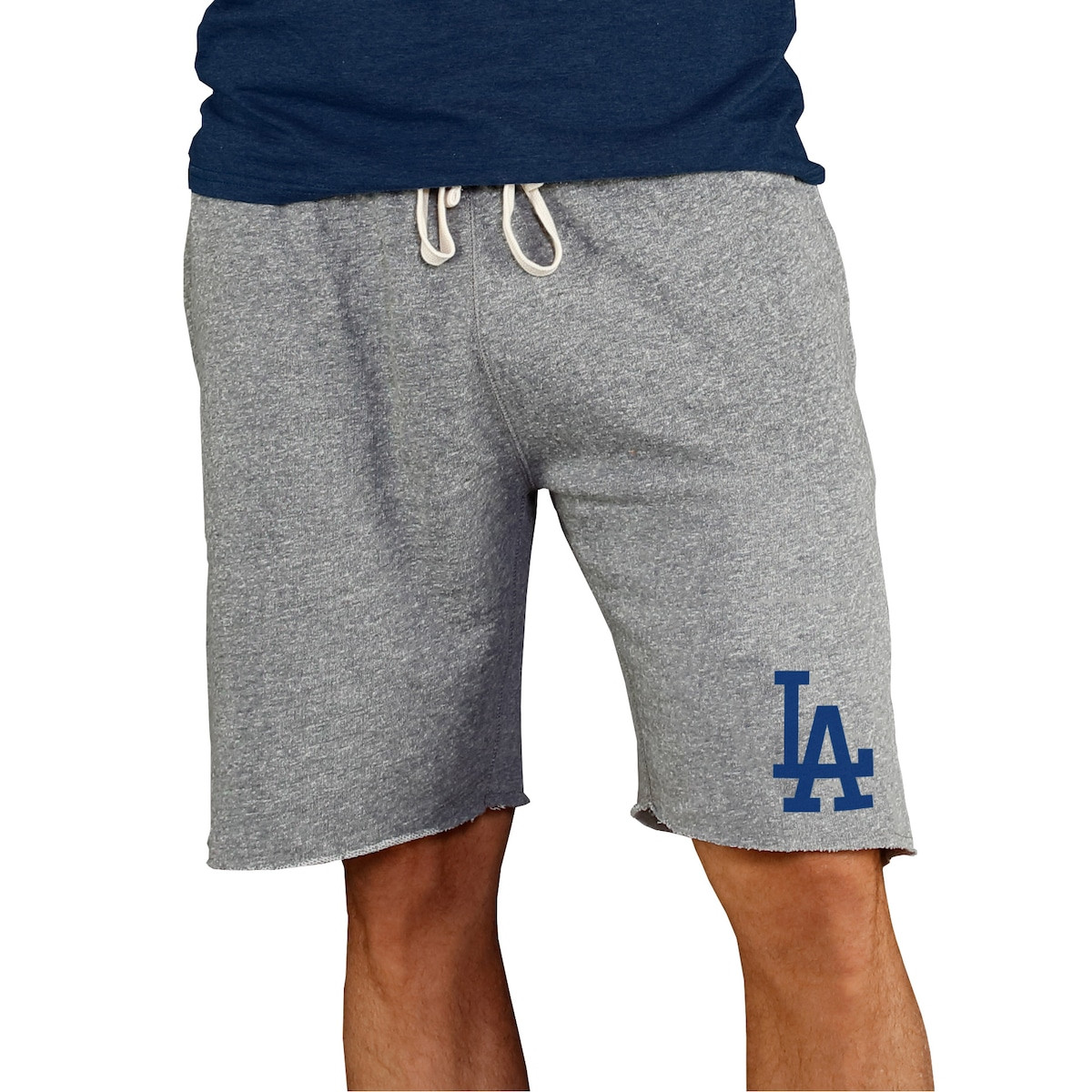 World Series Merch 2025 Los Angeles Dodgers Concepts Sport Gray Mainstream Terry Shorts-1