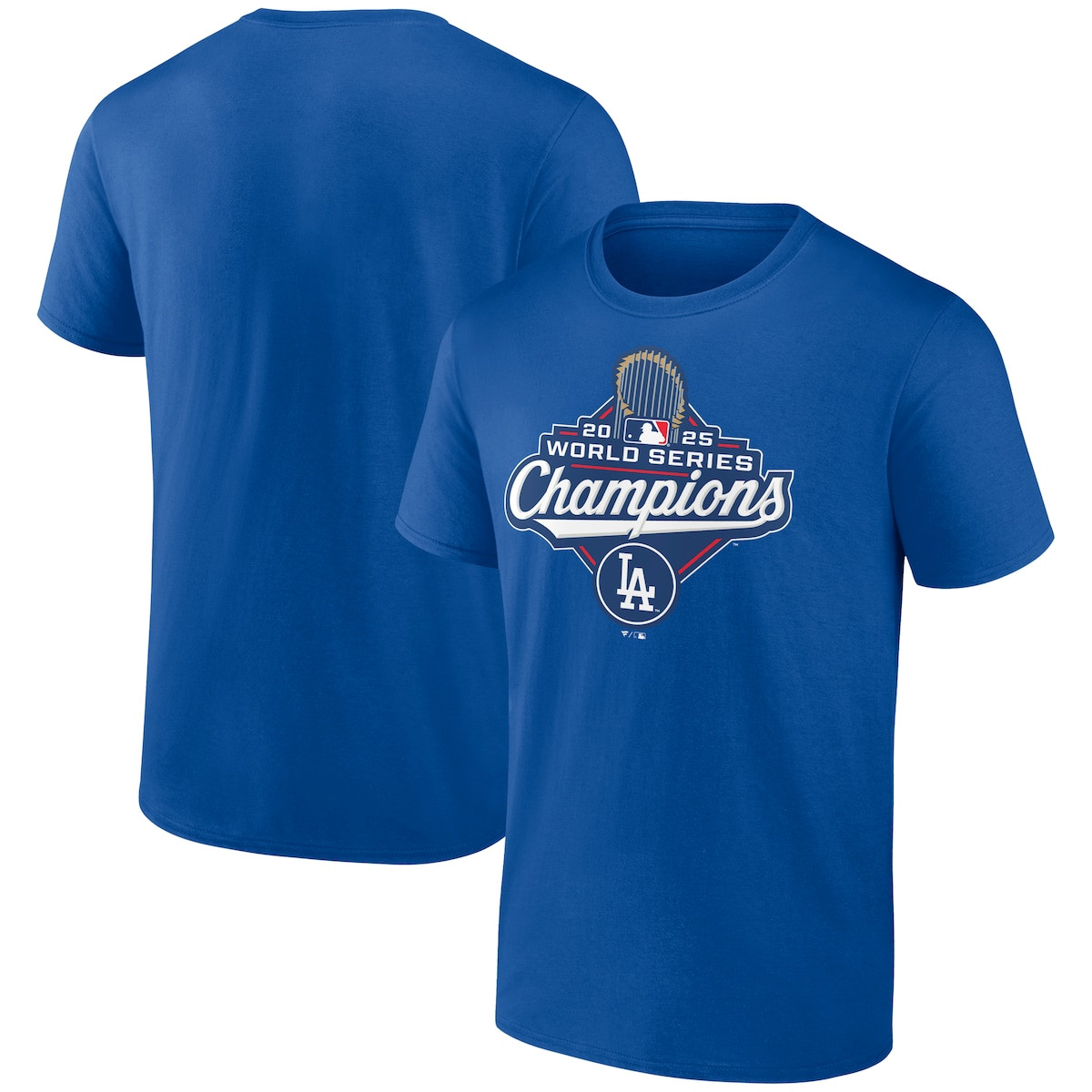World Series Merch 2025 Los Angeles Dodgers Fanatics Royal World Series Champions Logo T-Shirt-1 World Series Merch 2025 Los Angeles Dodgers Fanatics Royal World Series Champions Logo T-Shirt-1