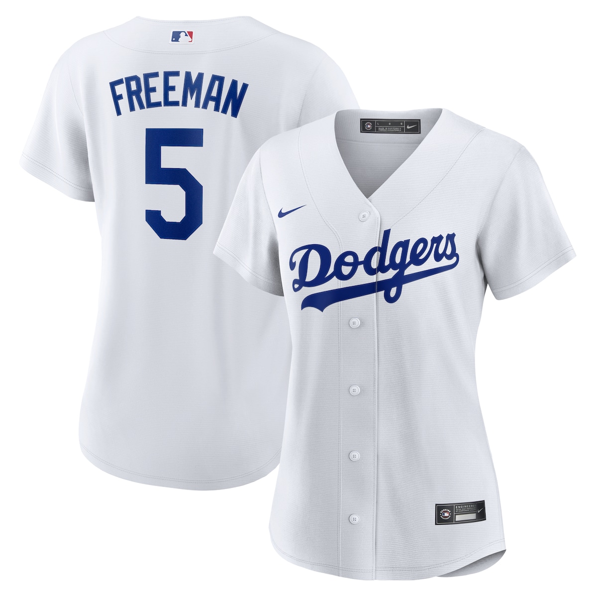 World Series Merch 2025 Los Angeles Dodgers Freddie Freeman Nike White Replica Player Jersey-1