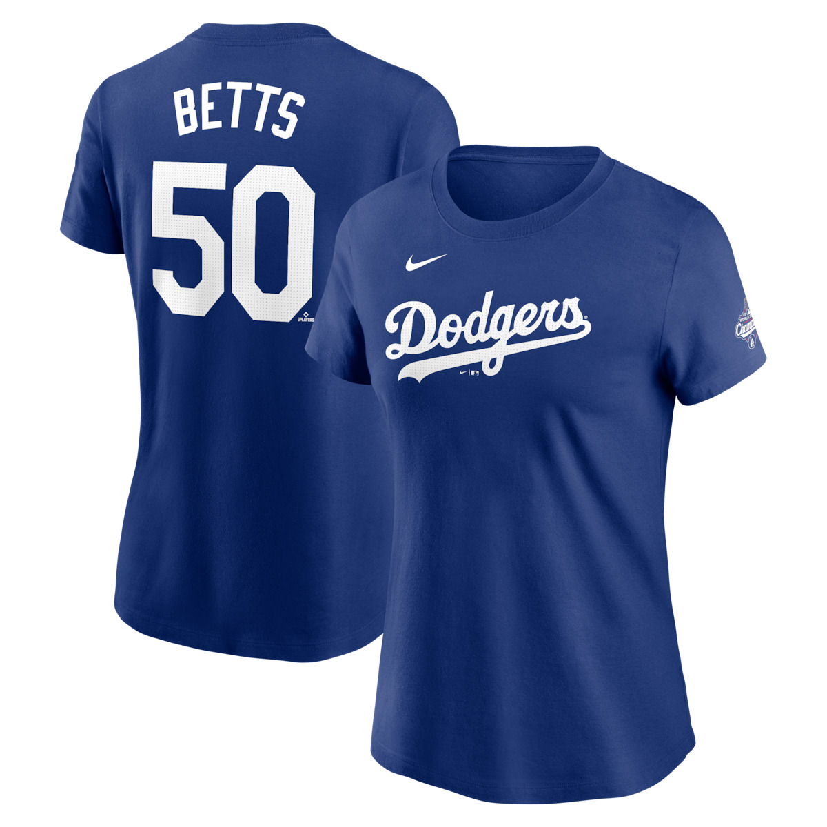 World Series Merch 2025 Los Angeles Dodgers Mookie Betts Nike 2025 World Series Champions Shirt-1