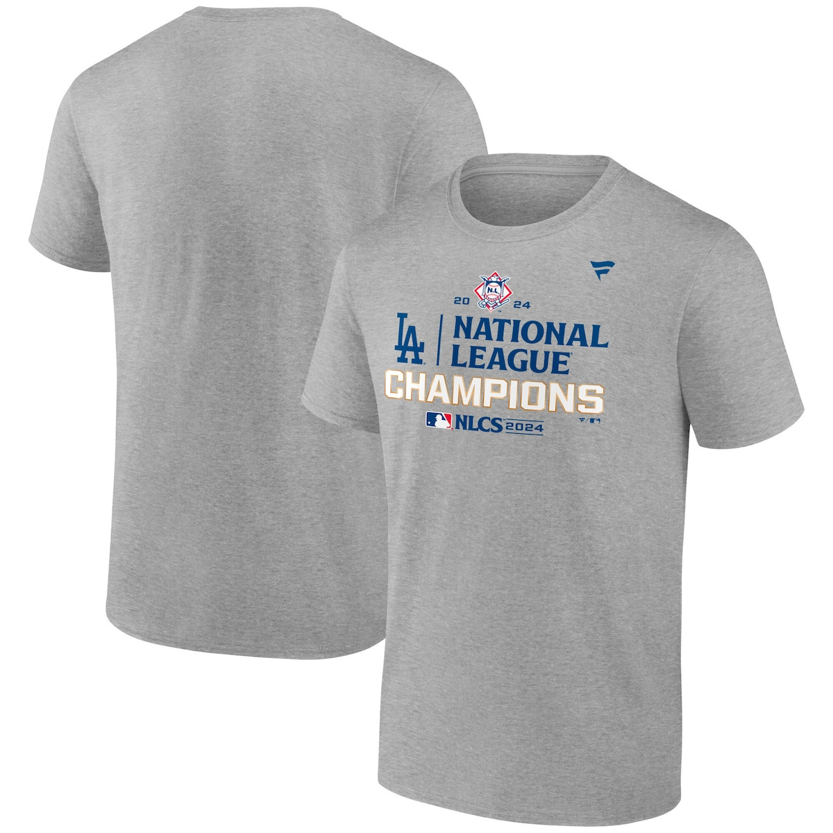 World Series Merch 2025 Los Angeles Dodgers National League Champions Locker Room T-Shirt Gifts-1