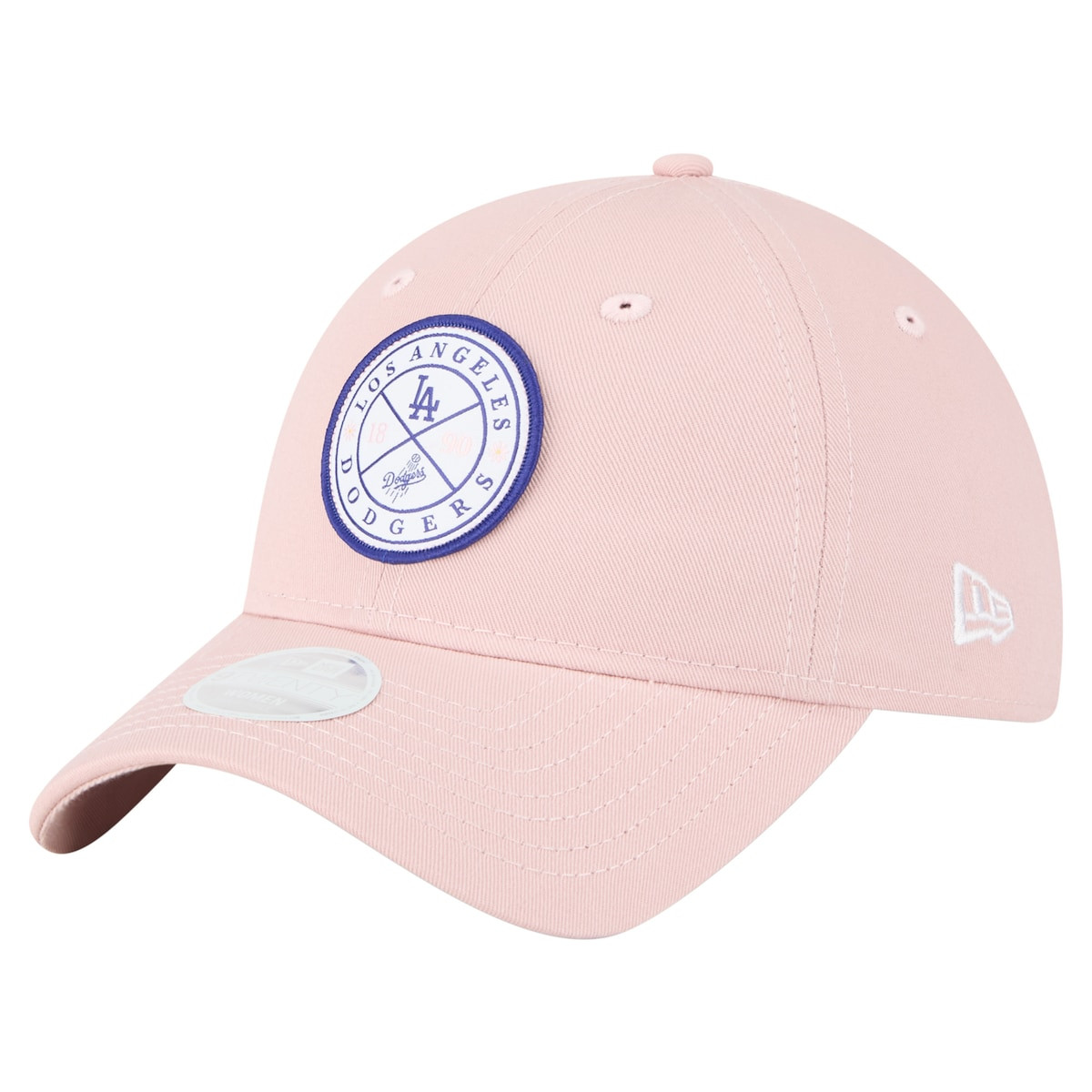 World Series Merch 2025 Los Angeles Dodgers New Era Pink Embroidered Hat Gifts For Mom-1